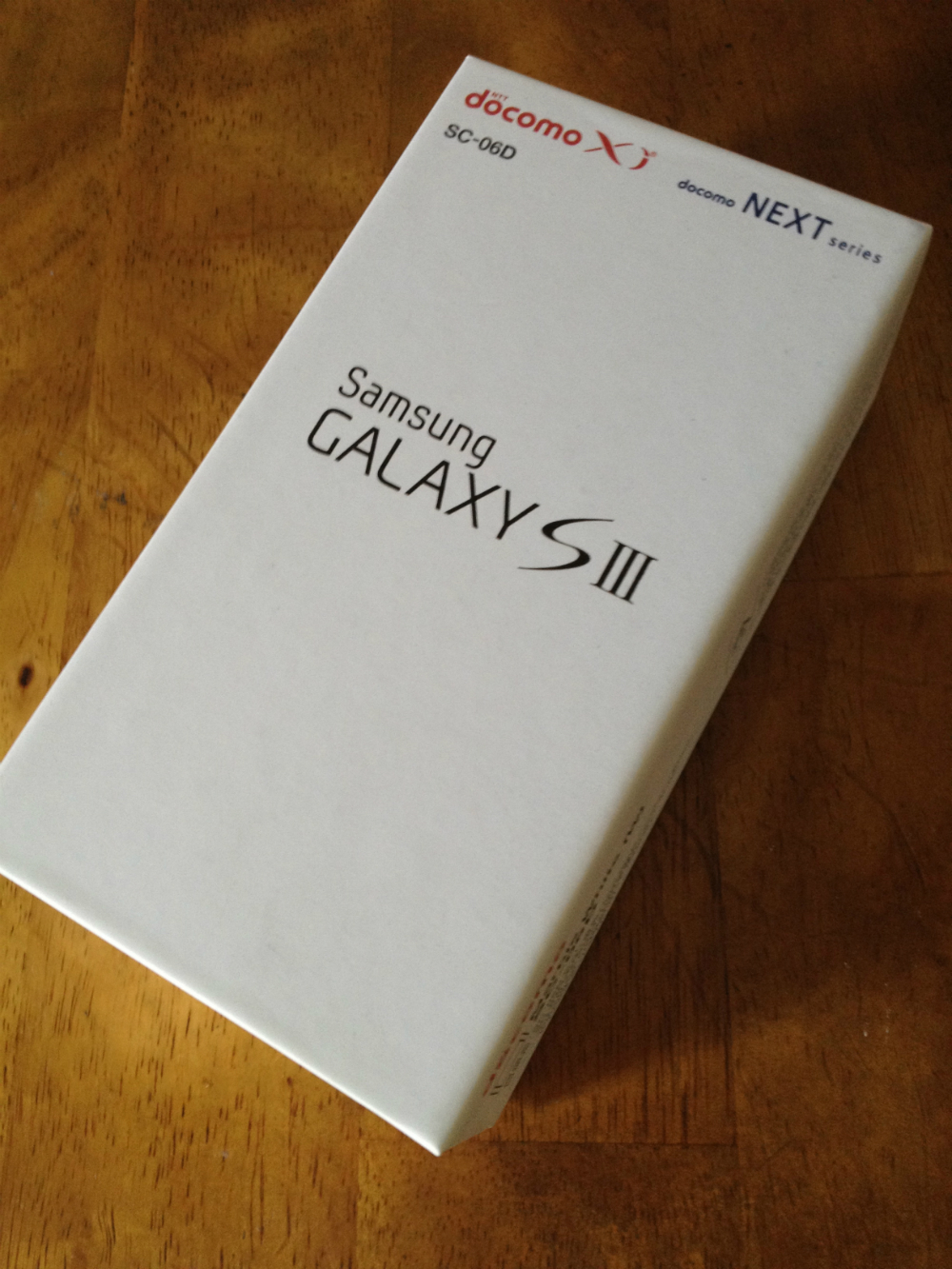 Galaxy SⅢ 箱